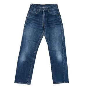 Vintage Levis 502XX Mens Jeans Big E Selvedge Redline Talon Japan Made 90s 26x28